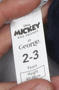 George Disney Mickey Mouse Christmas Pyjama Top 2-3 Years Boys