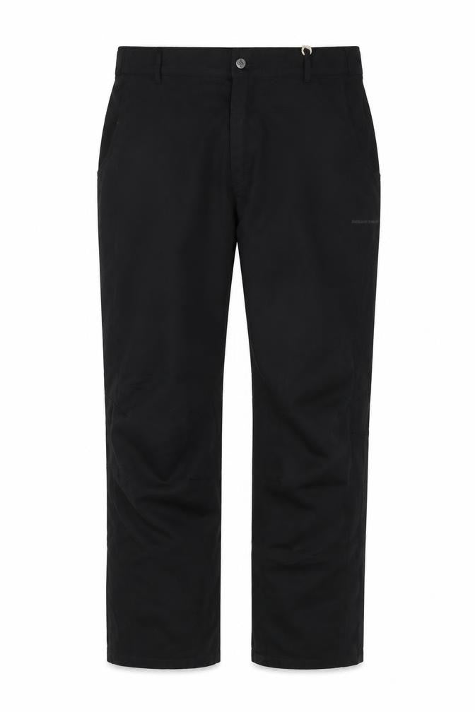 Mens UK Size 58 Strauss Regular Fit  Black Trousers