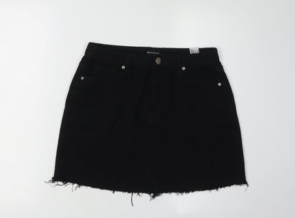 PrettyLittleThing Women's Black Mini Skirt, Size 12