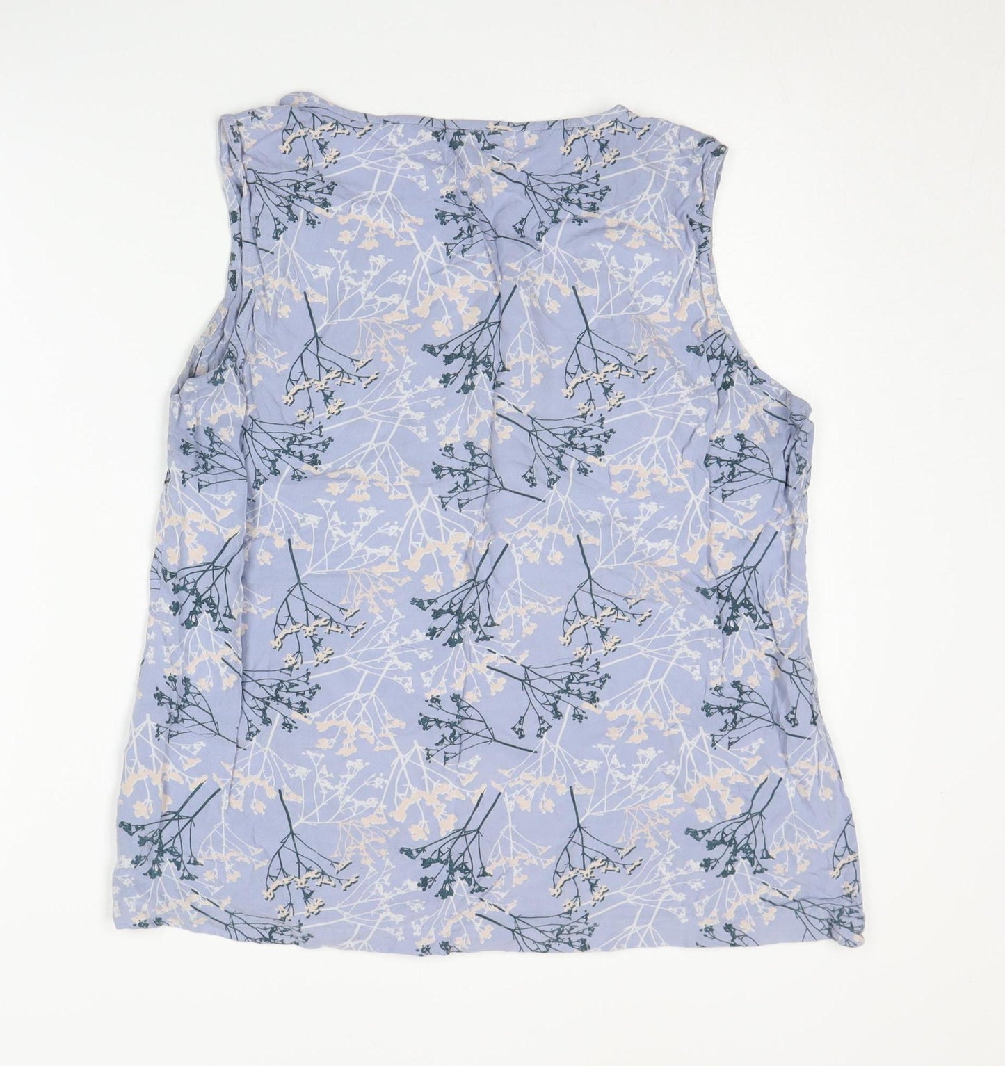 Mountain Warehouse Women's Blue Floral Blouse - Size 16