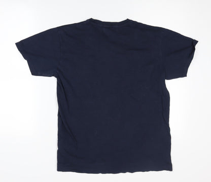 Pierre Cardin Men's Blue Crew Neck T-Shirt S