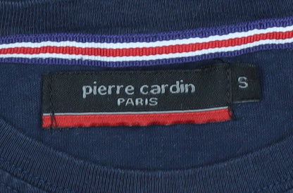 Pierre Cardin Men's Blue Crew Neck T-Shirt S