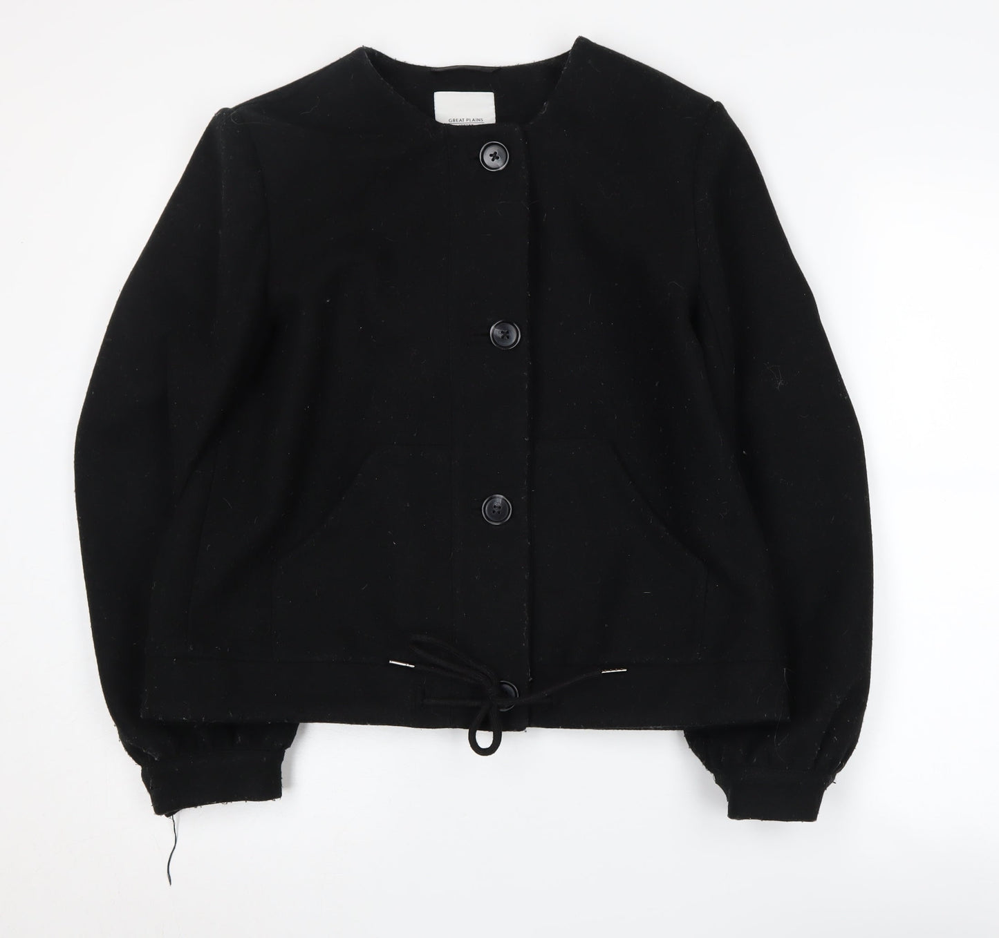 Womens UK Size 10 Great Plains Black Basic Jacket