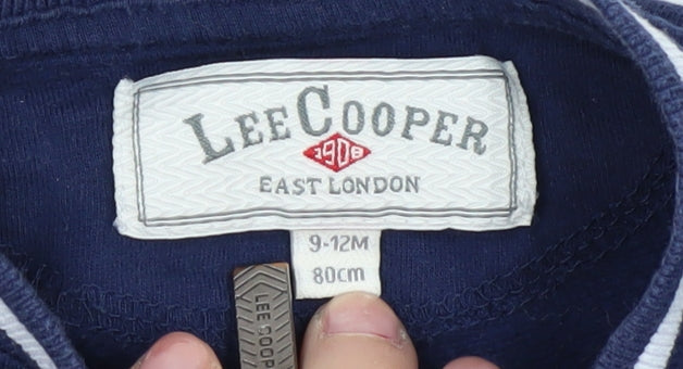 Lee Cooper Blue Unisex Baby Jacket 9-12 Months