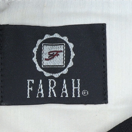 Farah Women's Black Trousers Size 14 Straight Leg