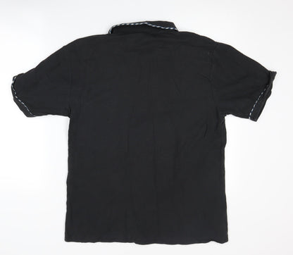 Original Penguin Men's Black Slim Fit Polo Shirt XL
