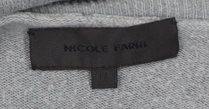 Nicole Farhi Men's Green Pullover Jumper M - Cotton & Cashmere