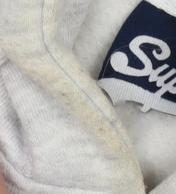 SuperDry Women's Grey Pullover Hoodie Size 14