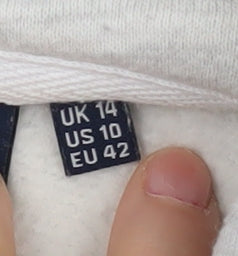 SuperDry Women's Grey Pullover Hoodie Size 14