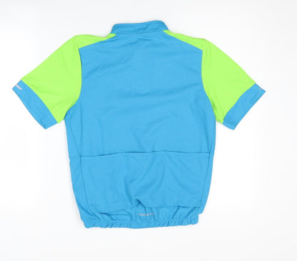 Muddyfox Boys Cycling Jersey, Blue, 13 Years, Sports Top