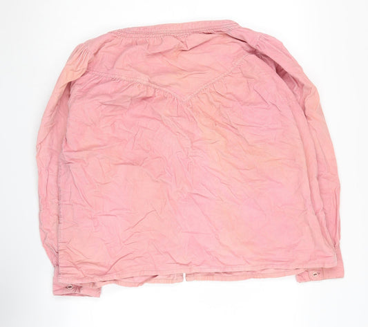 FatFace Women's Pink Blouse Size 14 Long Sleeve