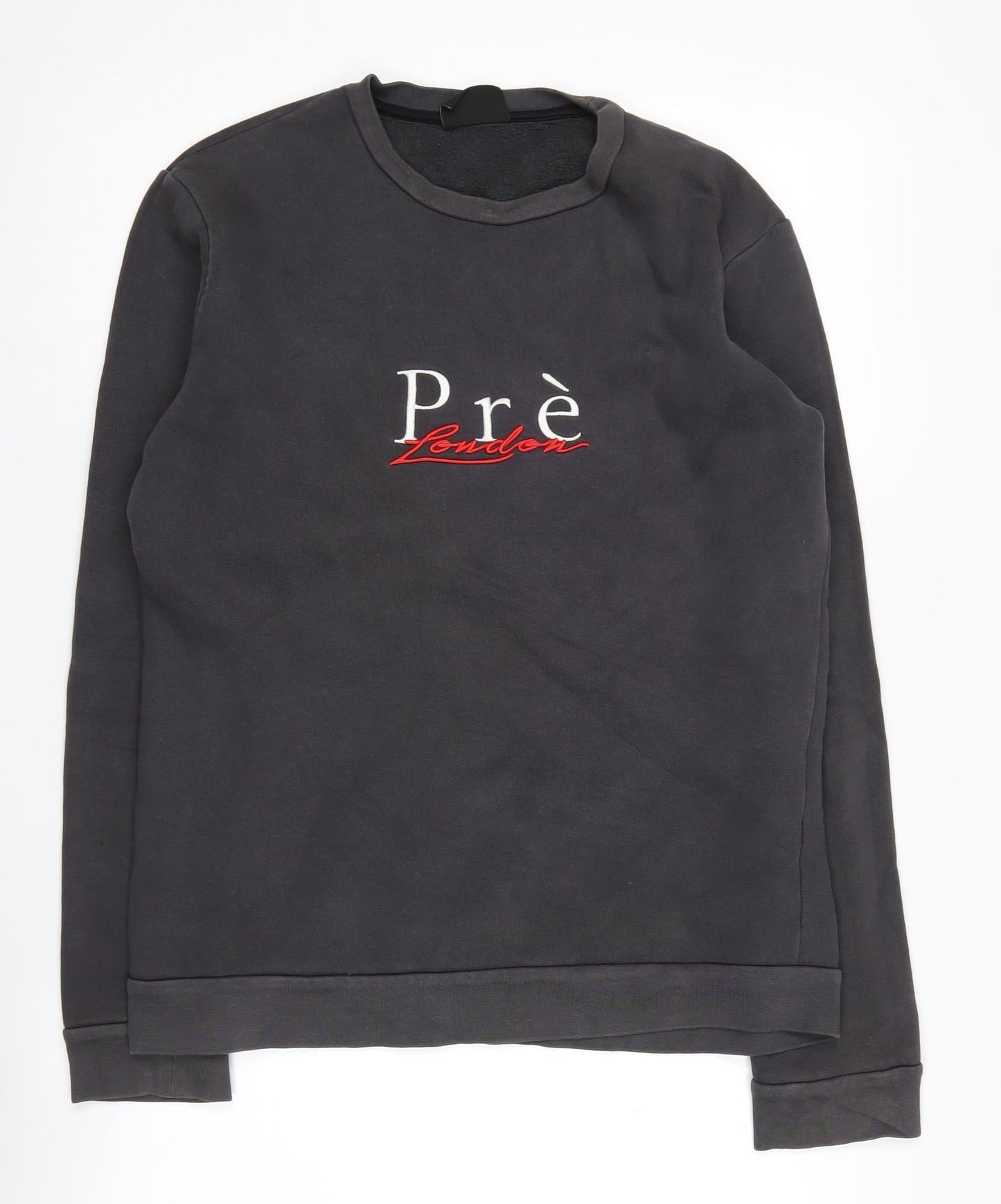 Prè London Black Men’s M Pullover Sweatshirt - Logo Accent