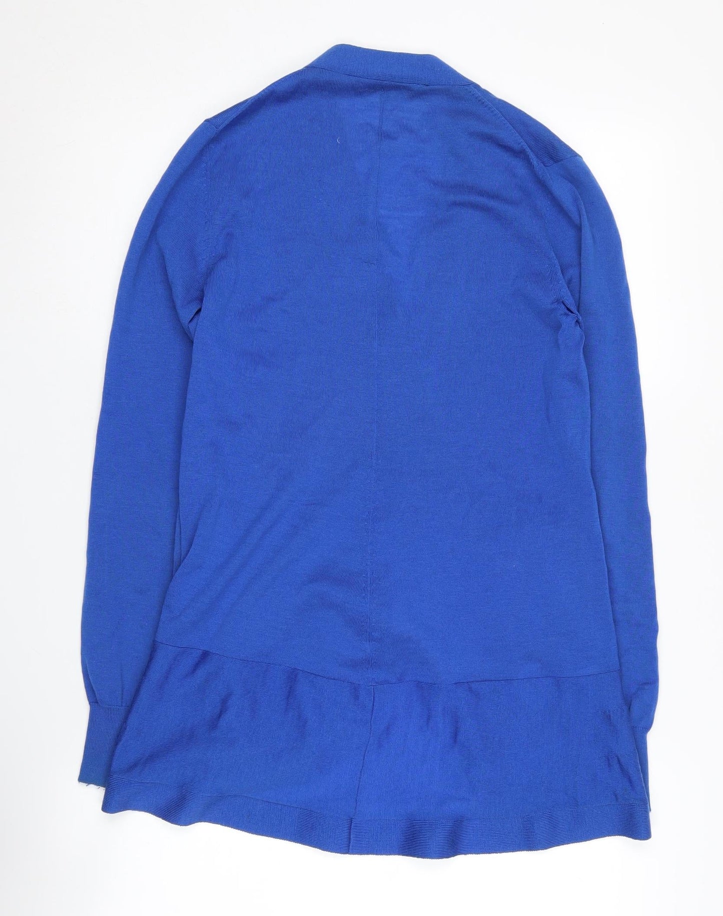 BCBGMAXAZRIA Women's Blue Merino Wool Cardigan XS