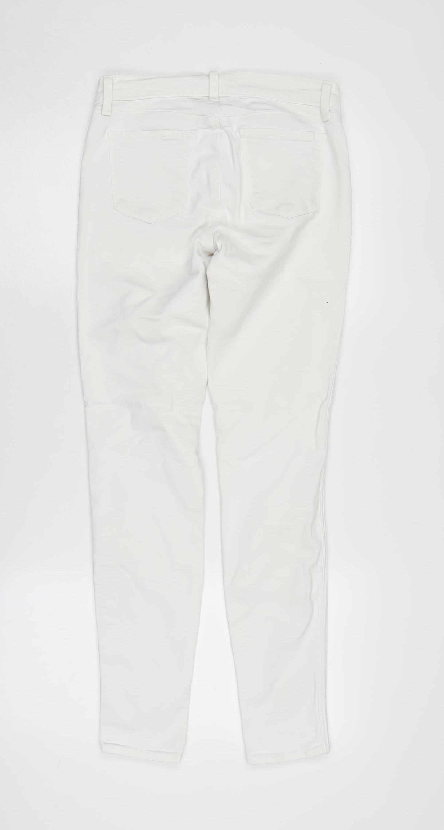 Womens UK Size 26 J Brand Slim Fit Skinny White Jeans