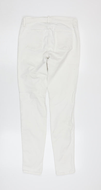 Womens UK Size 26 J Brand Slim Fit Skinny White Jeans