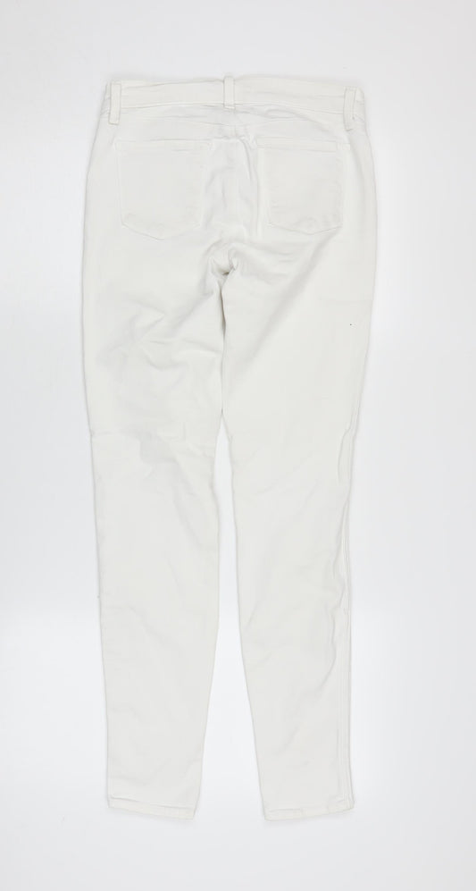 Womens UK Size 26 J Brand Slim Fit Skinny White Jeans