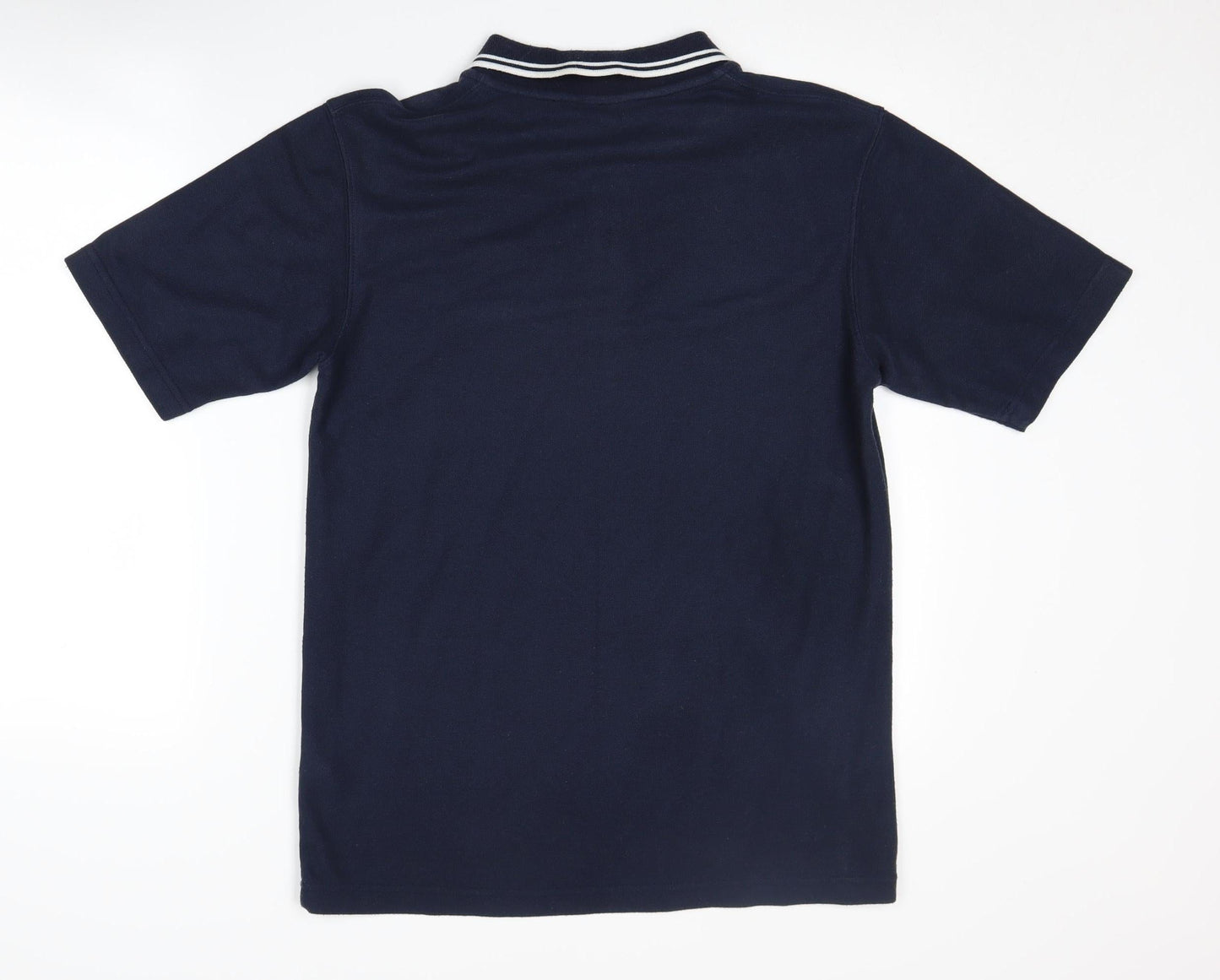 Umbro Men's Blue Short Sleeve Polo Shirt M