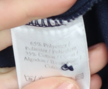 Umbro Men's Blue Short Sleeve Polo Shirt M