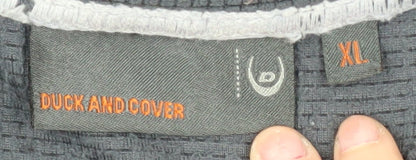 Mens UK Size XL Duck and Cover Grey Pullover Sweatshirt