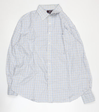 Marks and Spencer Men's Multicoloured Check Shirt 44-45