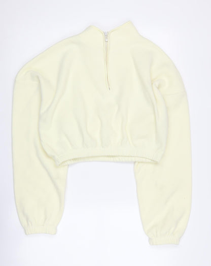 PrettyLittleThing Women’s Ivory Pullover Sweatshirt S