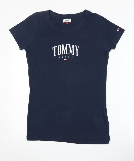 Tommy Jeans Men's Medium Blue Crew Neck T-Shirt