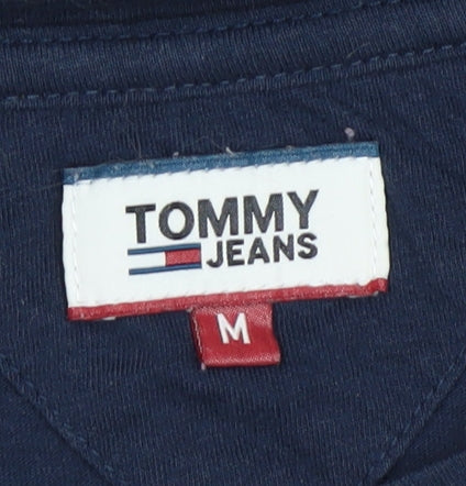 Tommy Jeans Men's Medium Blue Crew Neck T-Shirt
