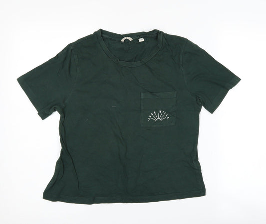 Jack Wills Women’s Green T-Shirt Size 6