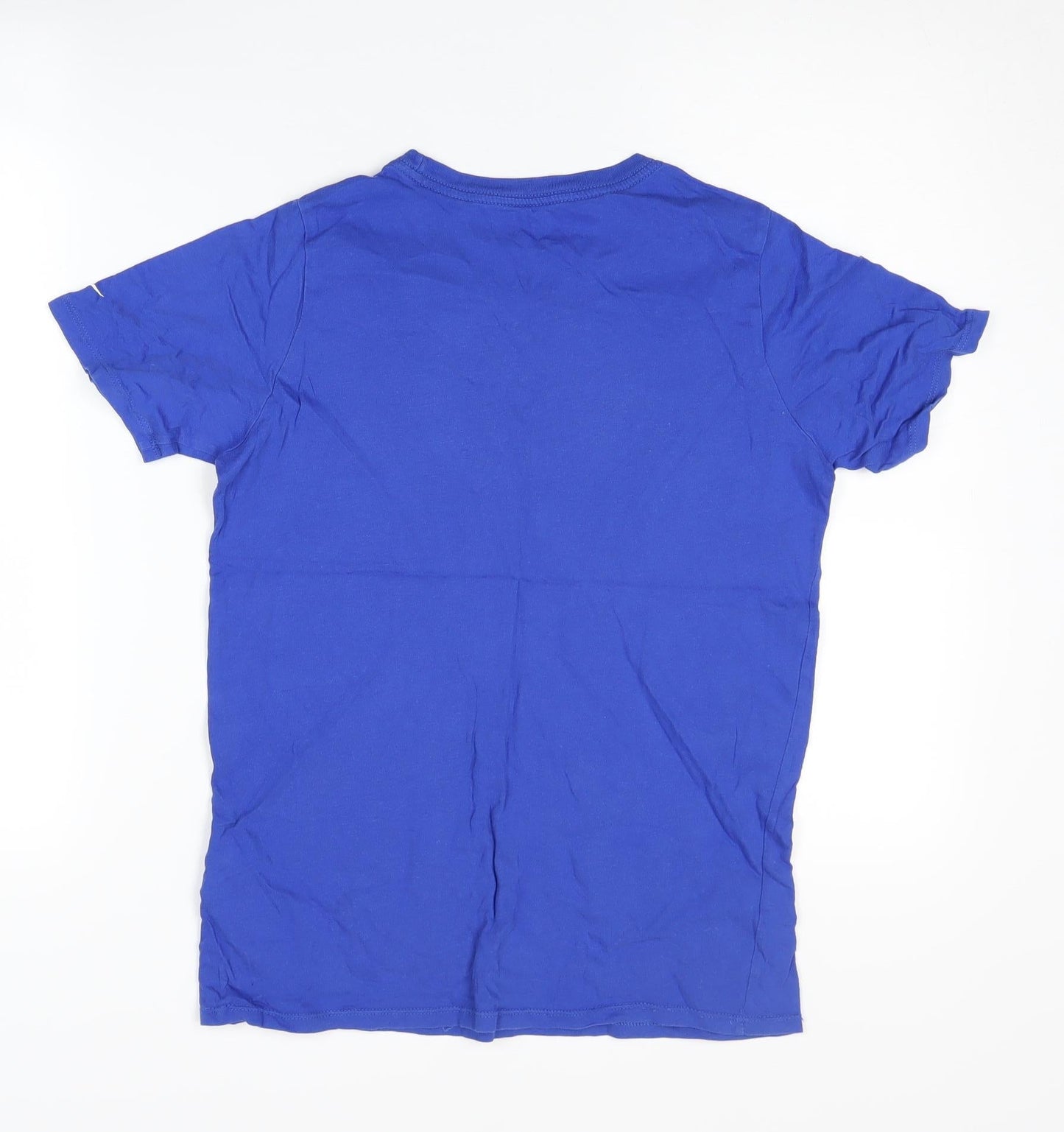 Nike Boys Blue T-Shirt L Athletic Crew Neck Sportswear