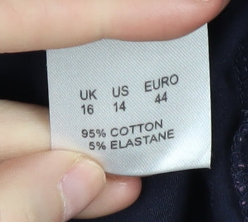 Womens UK Size 16 DASH Multicoloured  Button-Up