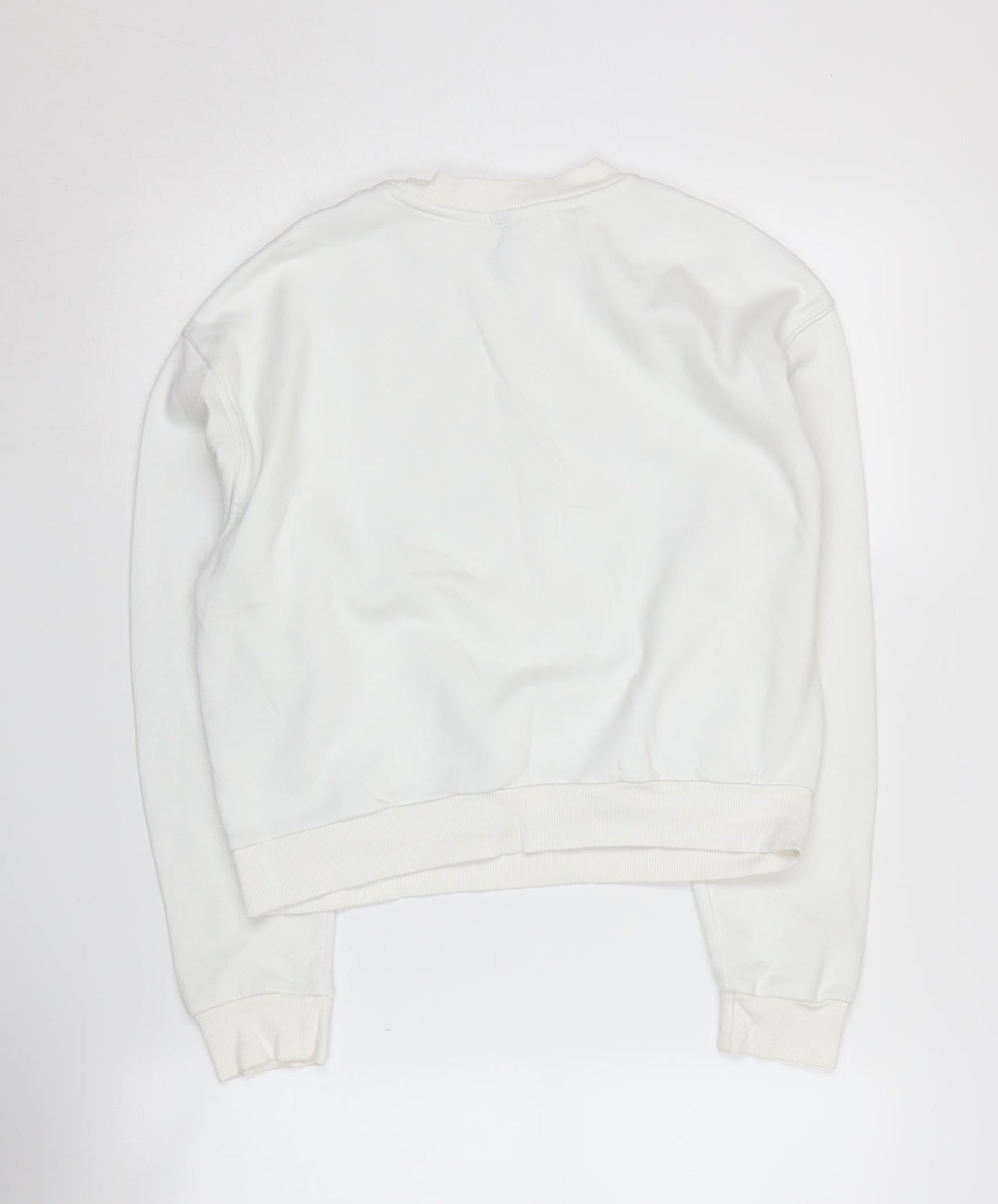 Womens UK Size S H&M White Pullover Sweatshirt