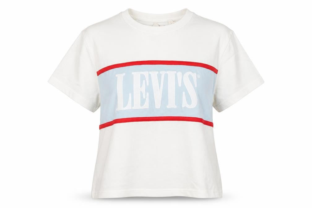 Womens UK Size 2XS Levi's White Basic T-Shirt