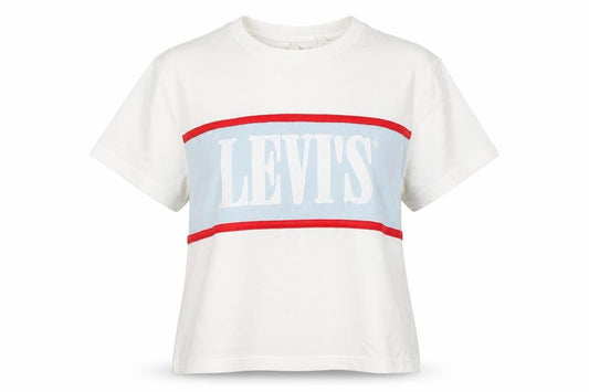 Womens UK Size 2XS Levi's White Basic T-Shirt