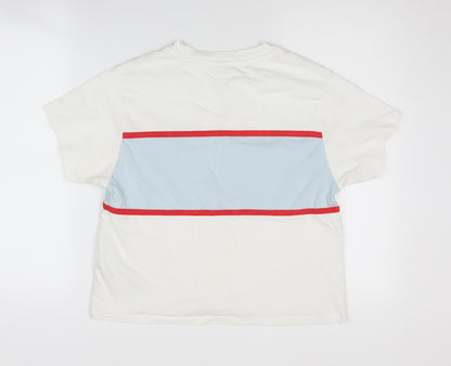 Womens UK Size 2XS Levi's White Basic T-Shirt