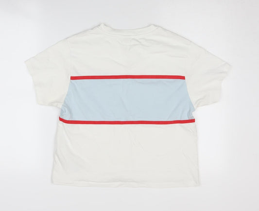 Womens UK Size 2XS Levi's White Basic T-Shirt