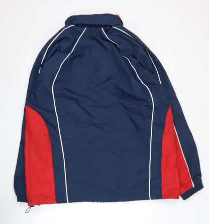 Mens UK Size XL Halbro Blue Windbreaker Coat