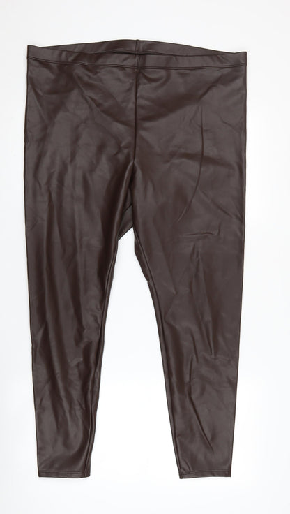 Womens UK Size XL H&M   Brown Leggings