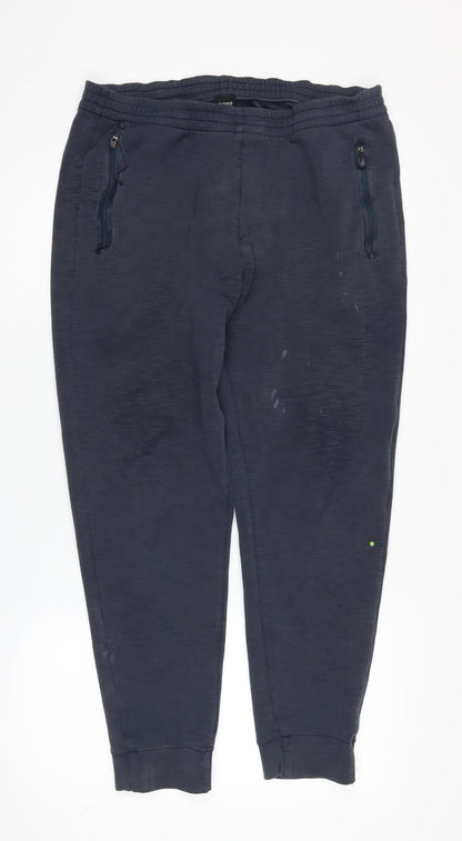 BOSS Men's Black Jogger Trousers Size L - Casual Gym Wear