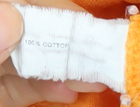 Gap Women's Orange XL Basic Cotton T-Shirt