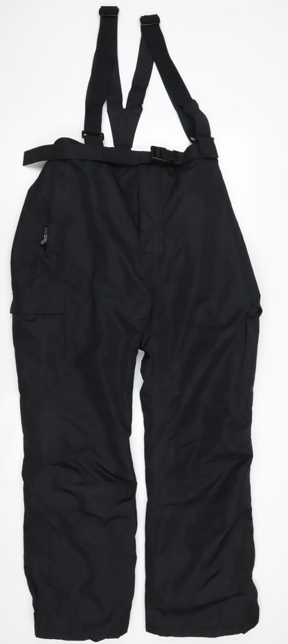 Trespass Men's Black Snow Pants L Waterproof