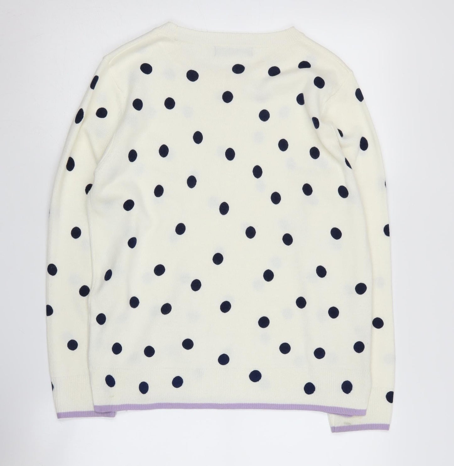 Womens UK Size 12 Marks and Spencer White Pullover Jumper