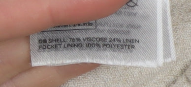 H&M Women's Beige Paperbag Shorts M Relaxed Fit