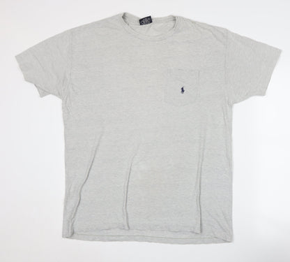 Polo Ralph Lauren Men's Grey Crew Neck T-Shirt M