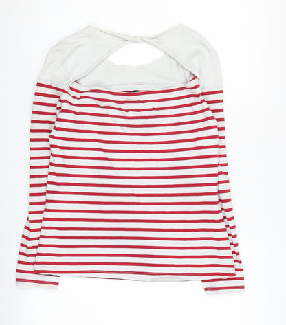 Womens UK Size 12 Superdry Red Basic T-Shirt