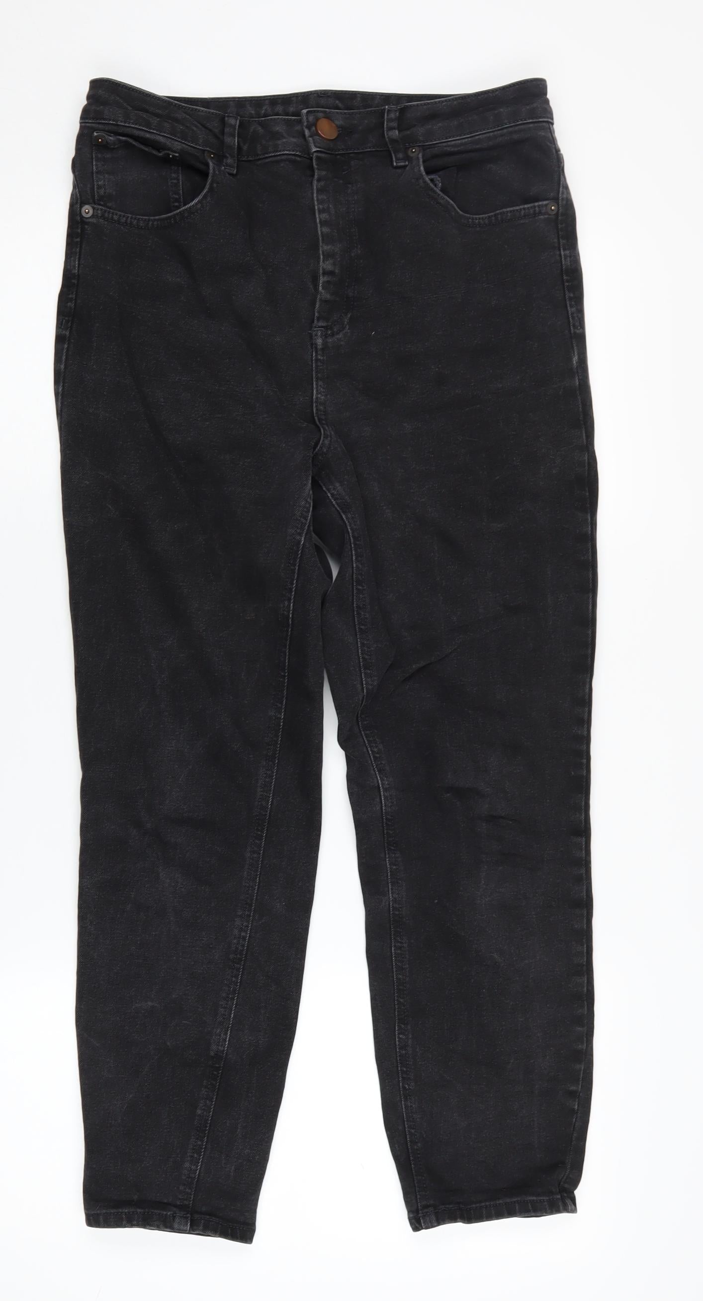 ASOS Women's Black Straight Jeans - Size 30 Regular