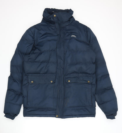 Mens UK Size M Trespass Blue Puffer Jacket