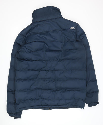 Mens UK Size M Trespass Blue Puffer Jacket