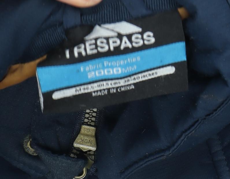 Mens UK Size M Trespass Blue Puffer Jacket