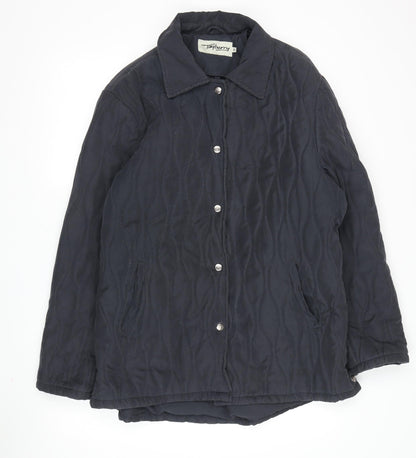 Mens UK Size XL Tayberry Black Quilted Coat