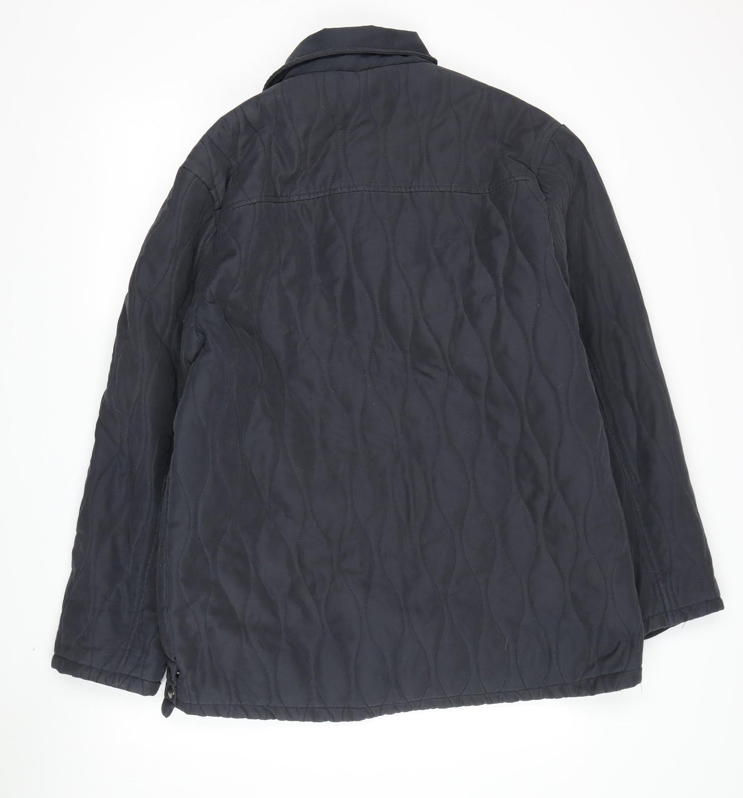 Mens UK Size XL Tayberry Black Quilted Coat